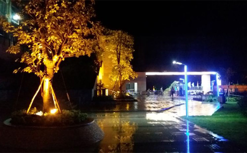 小区景观照明，小灯具大景观