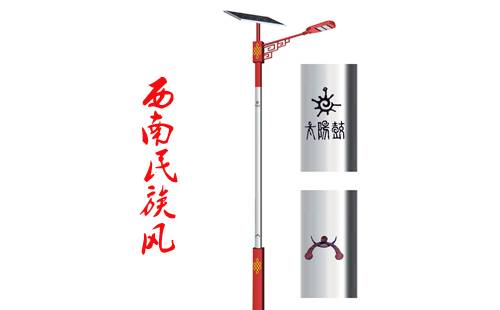 中山太阳能路灯厂家民族特色灯