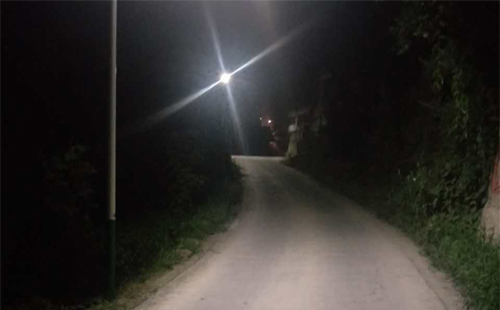 正翔照明之贵州遵义绥阳县新农村太阳能路灯