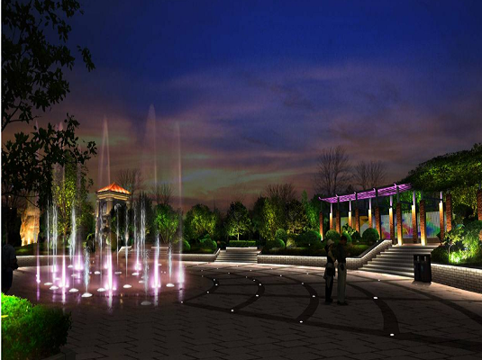 公园或者园林景观灯功率在20-45w/瓦之间