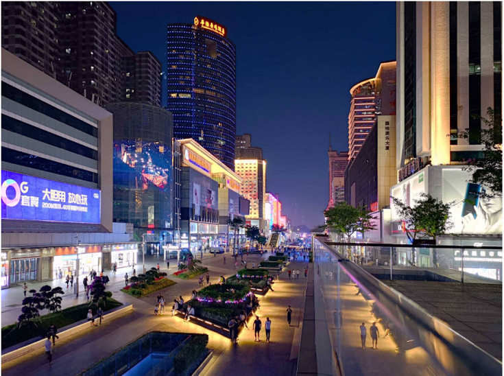 商业景观灯视觉效果