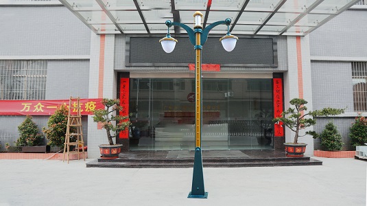 正翔照明-广东茂名庭院灯工程案例