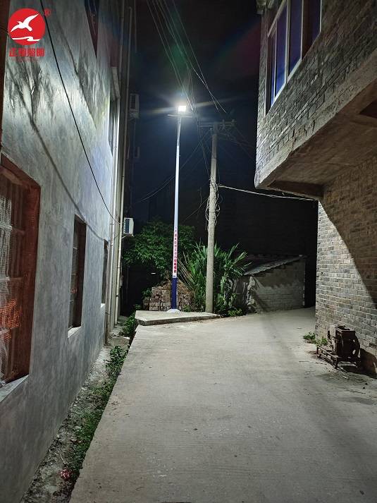 广西桂平乡村太阳能路灯安装