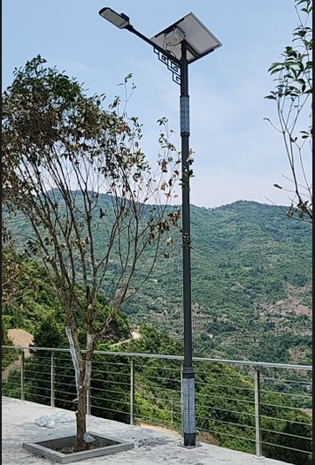 重庆市云阳县故陵镇太阳能路灯案例