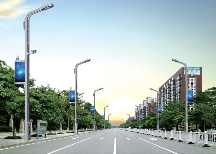 智慧城市推动下的多功能灯杆
