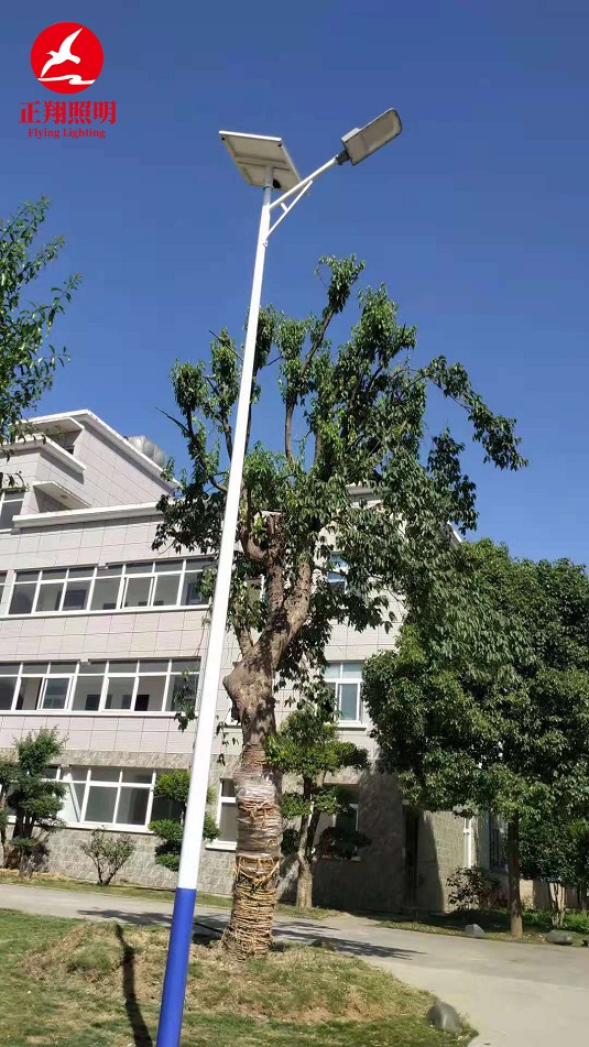 湖北囊阳道路太阳能路灯安装工程