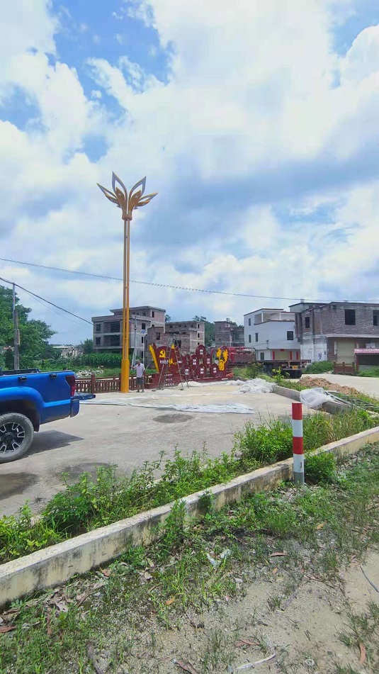 广东茂名玉兰灯安装工程