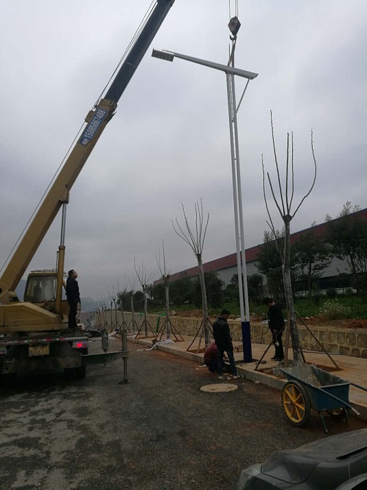 贵州毕节市政路灯安装