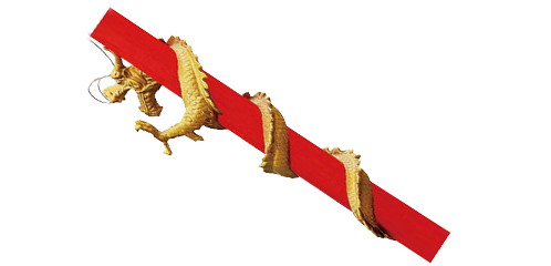 盘柱龙形景观灯 正翔1109详情图1