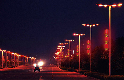 LED中国结路灯 正翔1208应用图1