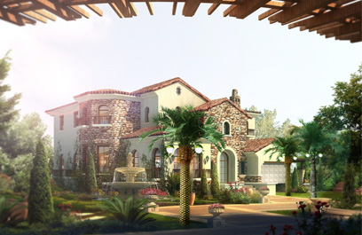 仿真棕榈树-正翔8804应用图 (2)