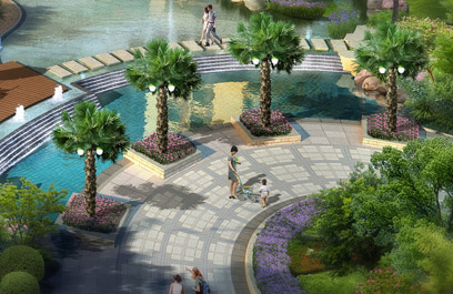 仿真棕榈树-正翔8804应用图 (4)