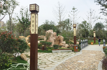 方型LED景观灯-正翔1047应用图-(2)