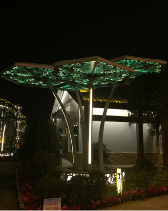 LED发光荷花景观灯 正翔1025