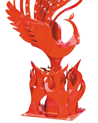 大型户外LED凤凰艺术景观灯 正翔1050