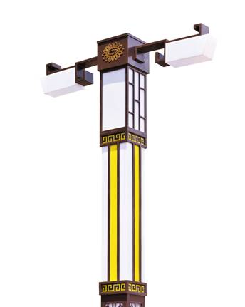 仿古双臂LED景观灯 正翔1051