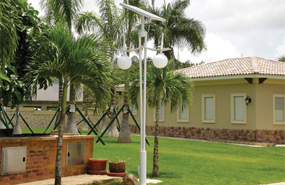 太阳能景观灯 正翔1107 应用图 (1)