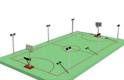 户外LED球场灯效果图 -正翔2705 (3)