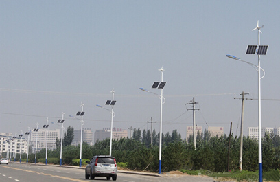 太阳能风光互补路灯 正翔2309应用图4