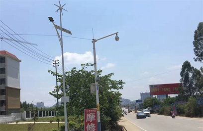 太阳能风光互补路灯 正翔2306应用图1
