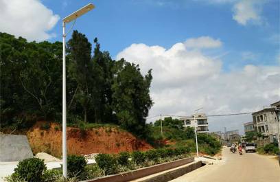 太阳能一体化路灯&mdash;&mdash;正翔2209 应用图 (1)