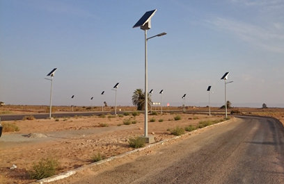 新农村太阳能路灯 正翔2104应用图1