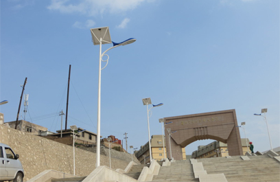 新农村太阳能路灯 正翔2105应用图2