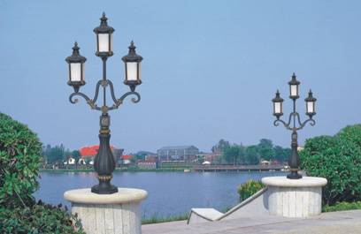 仿古庭院灯 正翔3404应用图 (2)