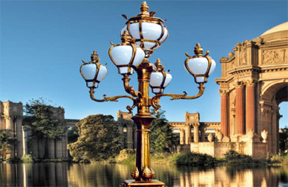 仿古庭院灯 正翔3404应用图 (4)