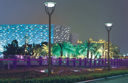 现代庭院灯 正翔3503应用图 (1)