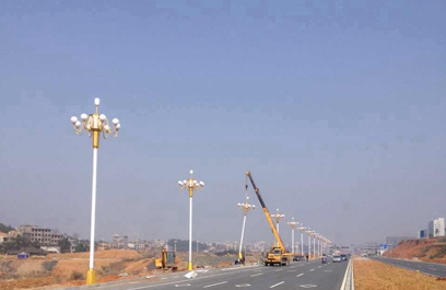 正翔户外照明承接湖南常宁市东二环、南二环路灯工程