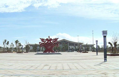 正翔户外照明承接海南东方高铁站项目