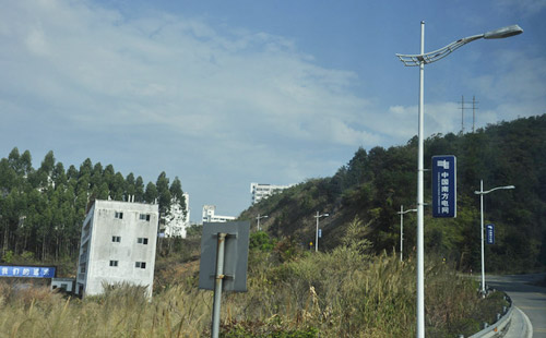 惠州罗浮山安装了正翔照明LED专利路灯