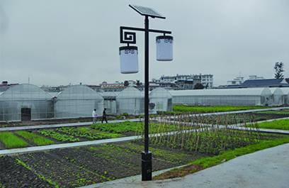 太阳能庭院灯 正翔3008应用图2