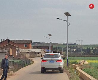 新农村太阳能路灯 正翔2108应用图1