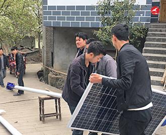 新农村太阳能路灯 正翔2108应用图2