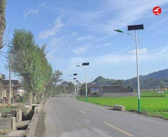 新农村太阳能路灯 正翔2104应用图1