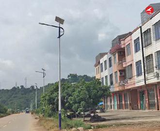 新农村太阳能路灯 正翔2102应用图1