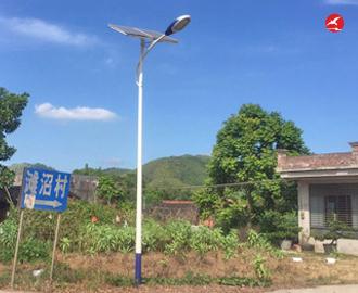 新农村太阳能路灯 正翔2102应用图2