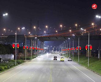 LED中国结路灯 正翔1202应用图2