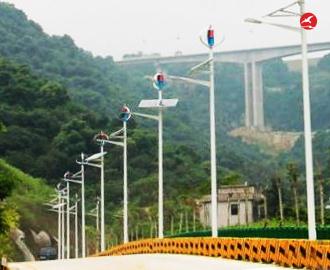 太阳能风光互补路灯 正翔2305应用图3