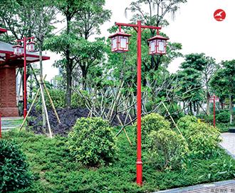 中式庭院灯 正翔3305应用图1