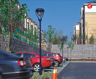 现代庭院灯 正翔3504应用图2