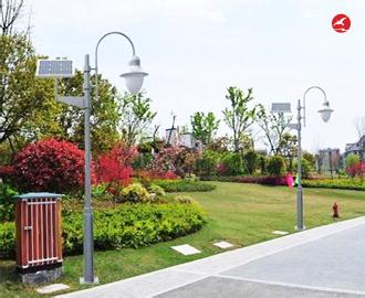 太阳能庭院灯 正翔3006应用图1