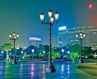 仿古庭院灯 正翔3405应用图2