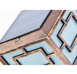 太阳能柱头灯 正翔9105详情图2