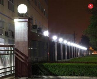 太阳能柱头灯 正翔9104应用图1