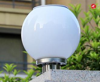 太阳能柱头灯 正翔9104应用图2