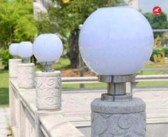 太阳能柱头灯 正翔9104应用图3