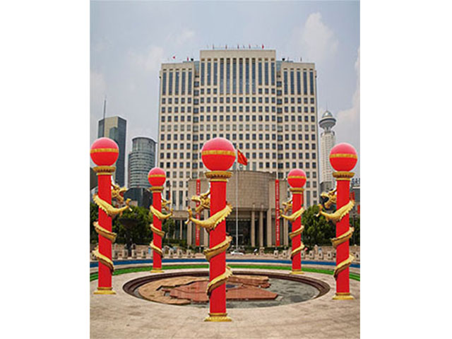 盘柱龙形景观灯 正翔1109